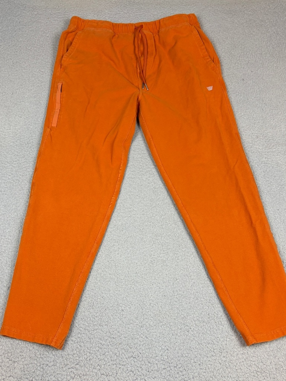 Mack Weldon Jogger Pants Mens XL Orange Athletic Lounge Drawstring Athleisure